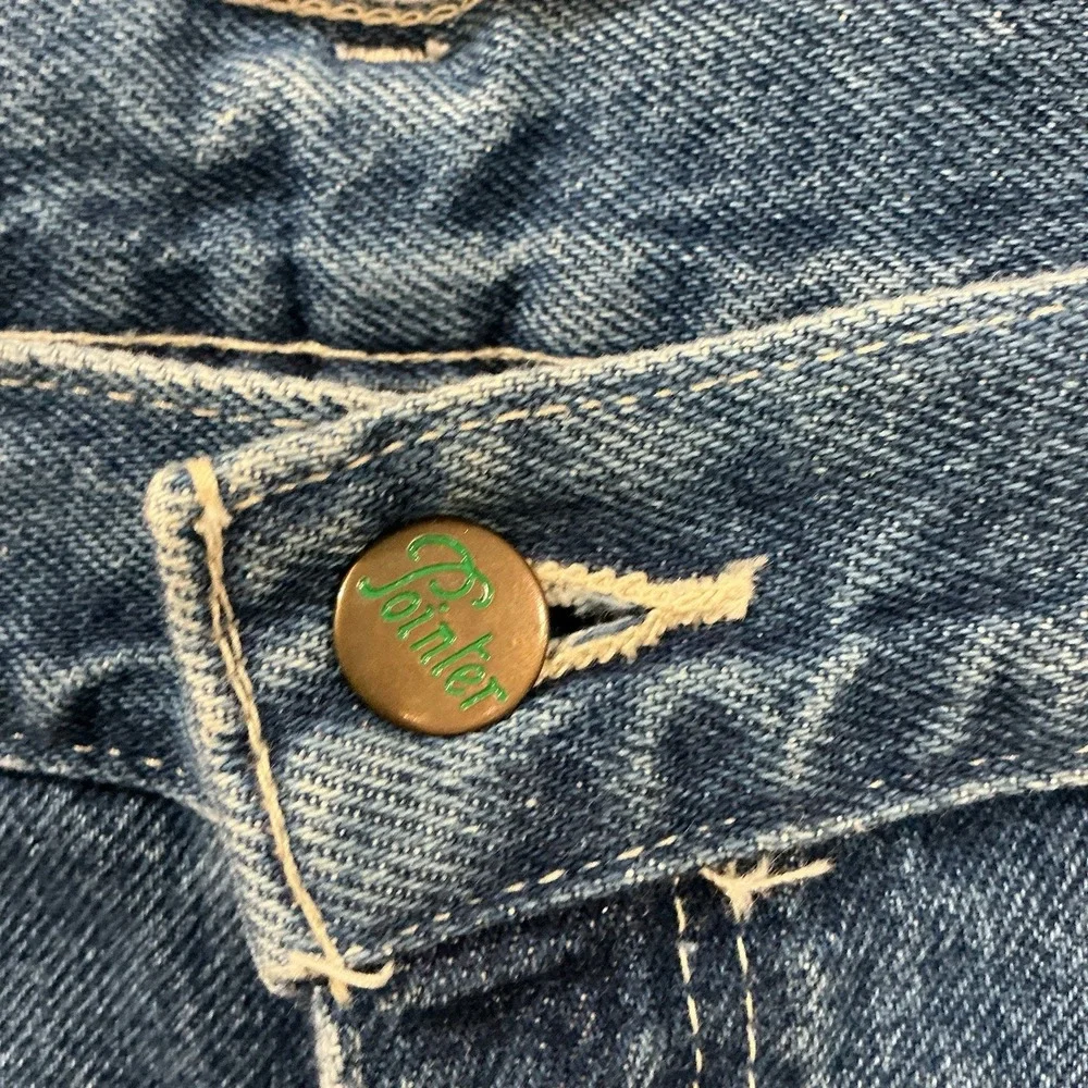 Vintage Pointer Brand Jeans USA Made Men's W42 L29 Workwear Denim Pants Utility